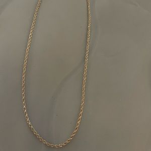 Italian rope chain necklace REAL GOLD/AUTHENTIC